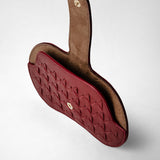Glasses holder in mosaico - burgundy