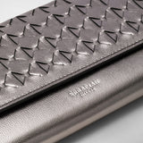 Continental wallet in mosaico - ruthenium