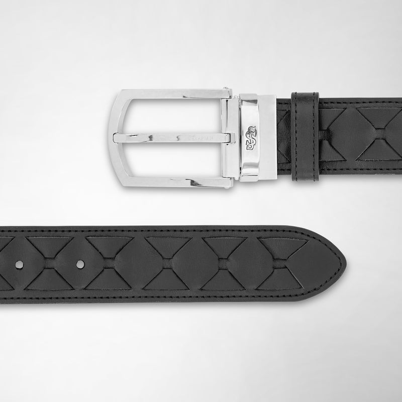 Belt in mosaico - black