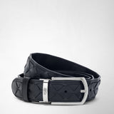 Belt in mosaico - navy blue