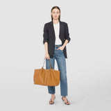 Consciously crafted secret tote bag - cuoio