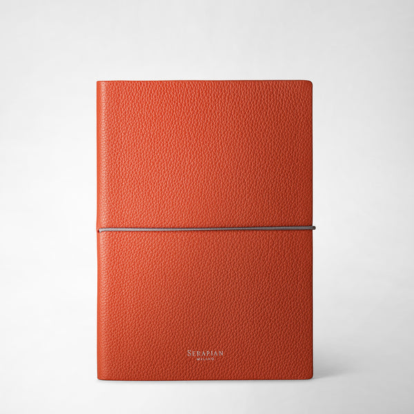 Notebook in rugiada leather - sunset