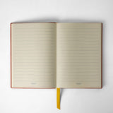 Notebook in rugiada leather - sunset