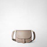 Luna crossbody bag in rugiada leather - sahara