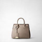 Meline' handbag in seta leather - sahara