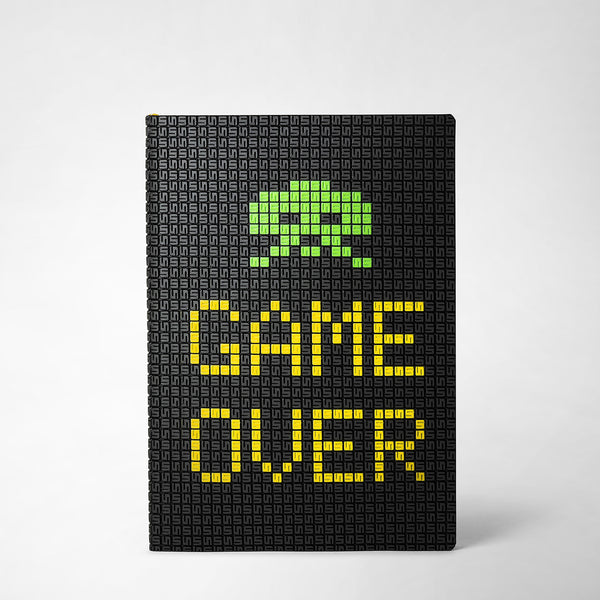 Carnet en stepan - space invaders black