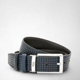 Belt in stepan - ocean blue/black