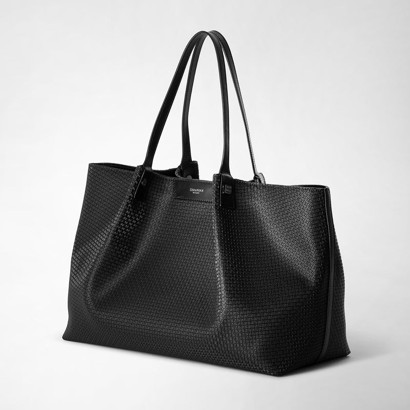 Secret tote bag in stepan - black/eclipse black