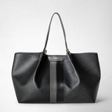 Secret tote bag in stepan - black/asphalt/asphalt