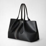 Secret tote bag in stepan - black/asphalt/asphalt