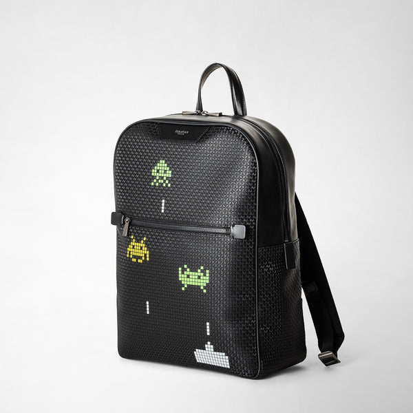 Rucksack aus stepan - space invaders black