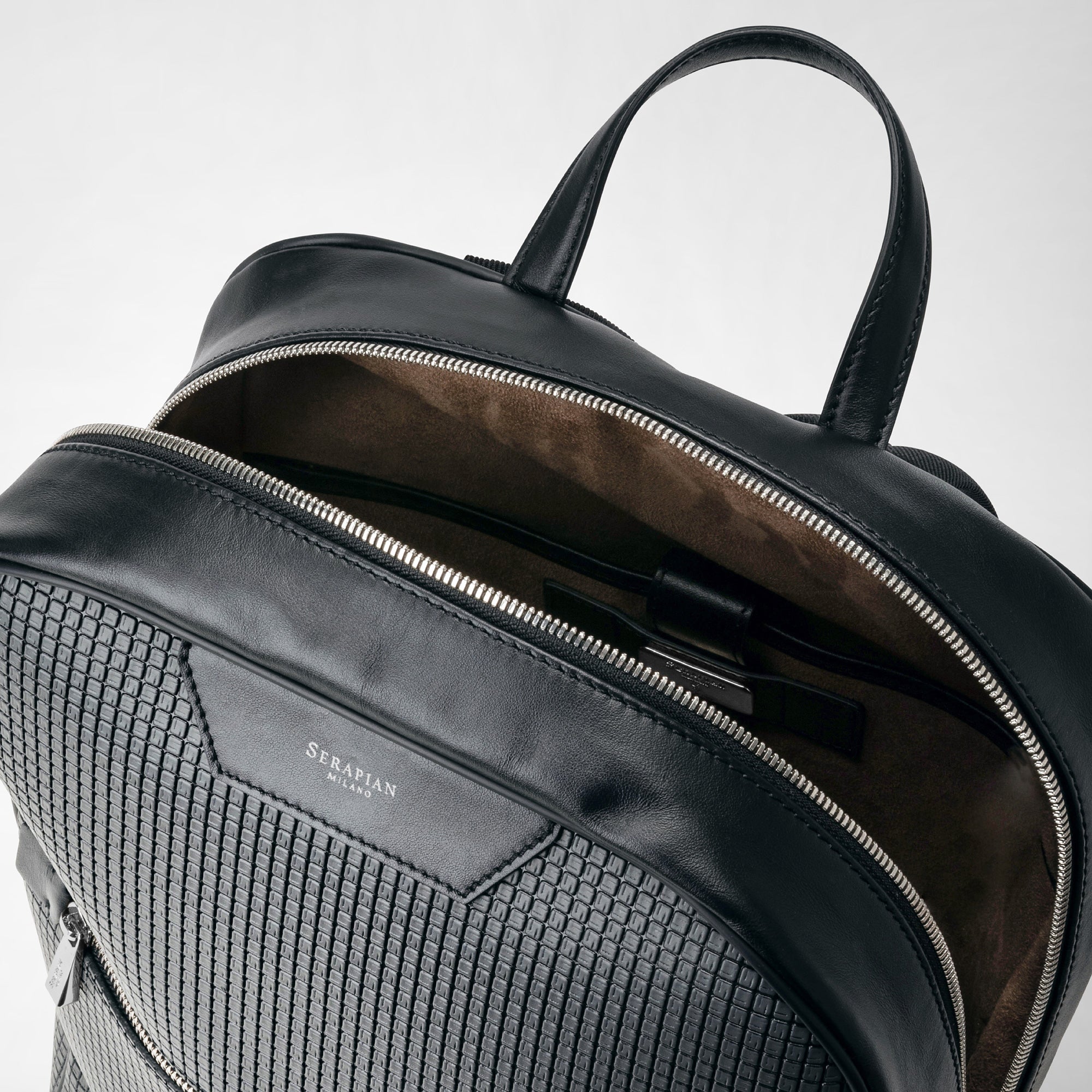 asphalt – Serapian Boutique black gray in stepan Online Backpack