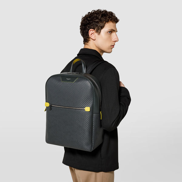 Backpack in stepan - asphalt/anthracite/curry
