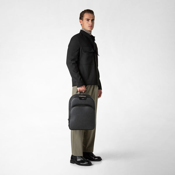 City backpack in stepan - asphalt gray/black