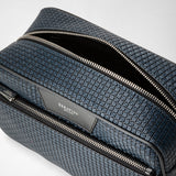 Washbag in stepan - ocean blue/black