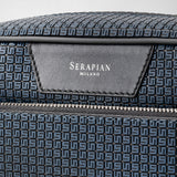 Washbag in stepan - ocean blue/black