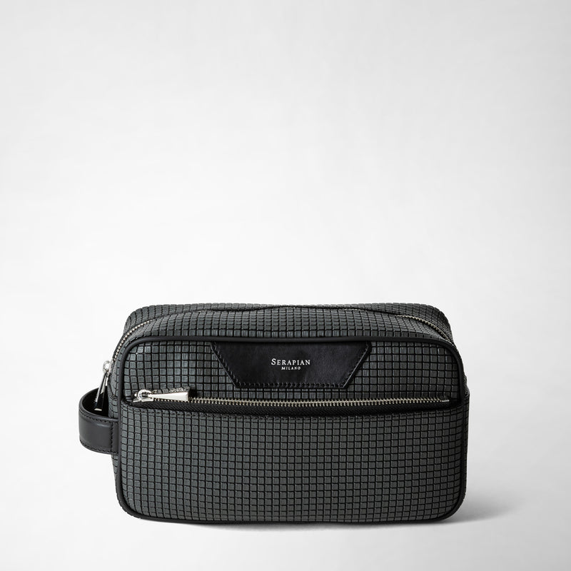 Washbag in stepan - asphalt gray/black