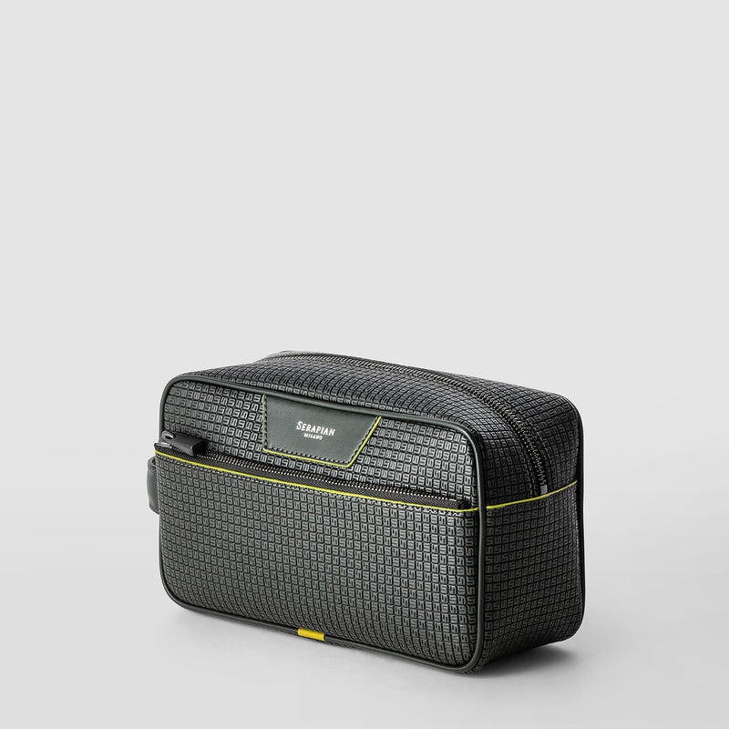 Washbag in stepan - asphalt/anthracite/curry