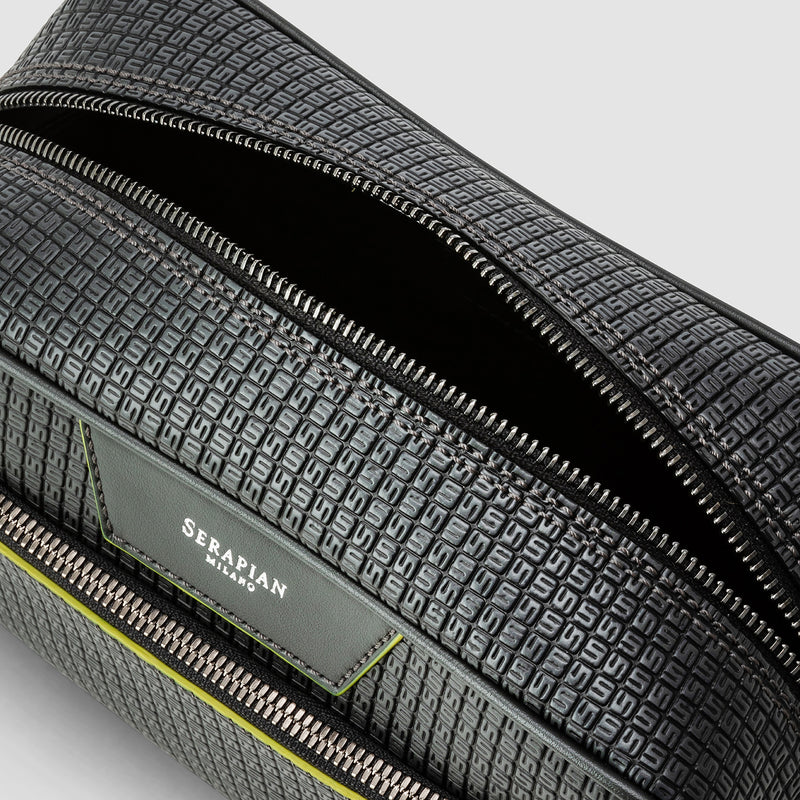 Washbag in stepan - asphalt/anthracite/curry