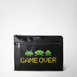 Document folio in stepan - space invaders black