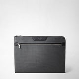 Document folio in stepan gray black – Serapian Boutique Online Document folio in stepan gray black – Serapian Boutique Online