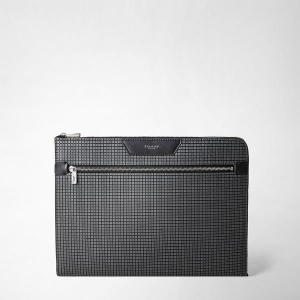 Document folio in stepan - asphalt gray/black