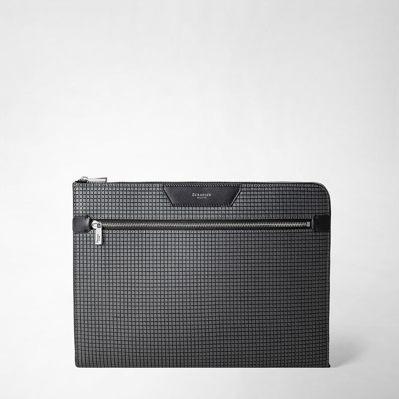 Document folio in stepan - asphalt gray/black