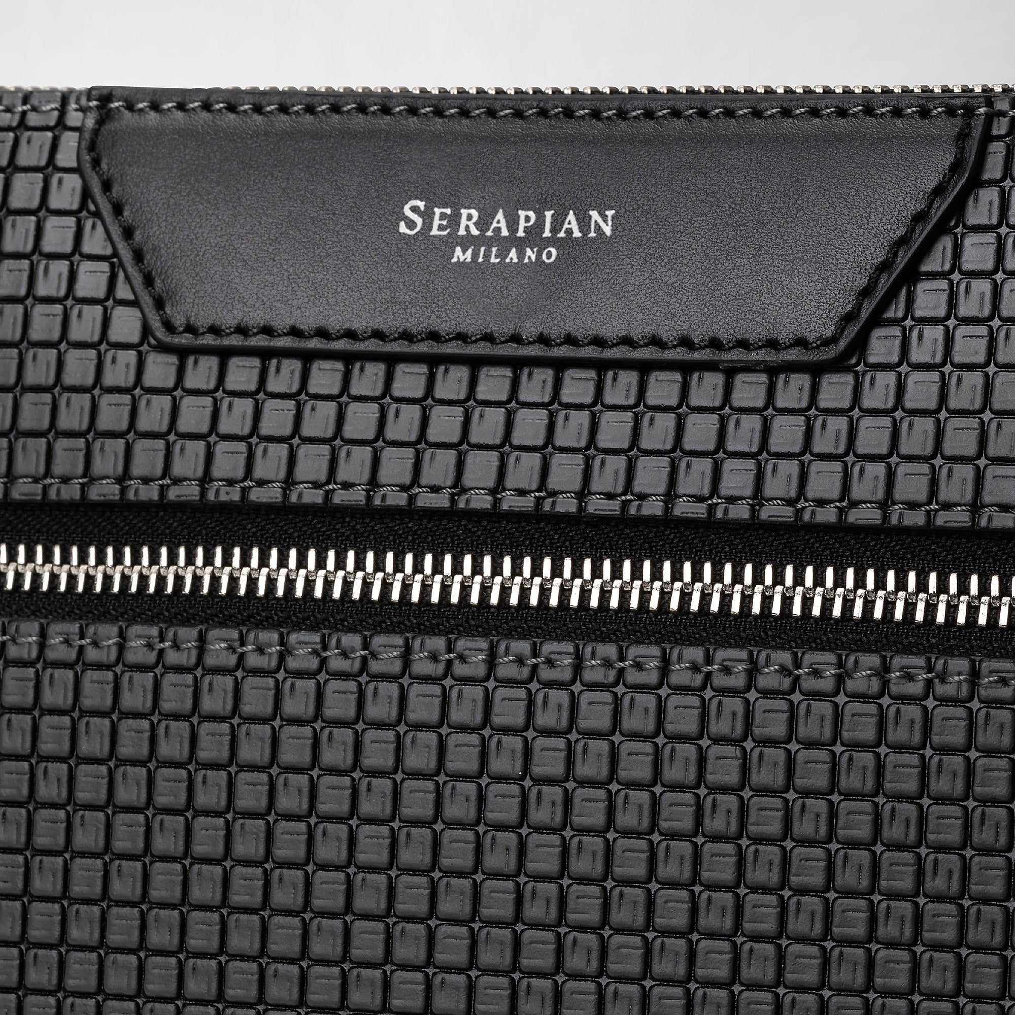 Document folio in stepan gray black – Serapian Boutique Online Document folio in stepan gray black – Serapian Boutique Online