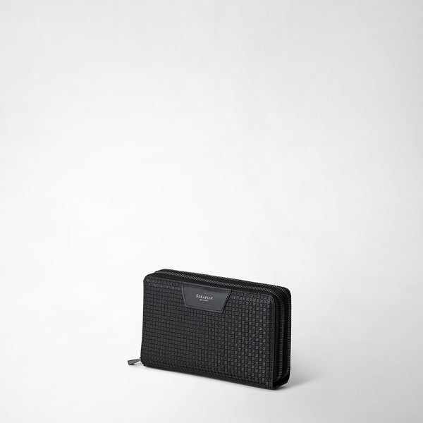 Travel companion with double zip in stepan - black/eclipse black