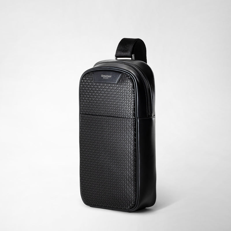 Sling backpack in stepan - black/eclipse black