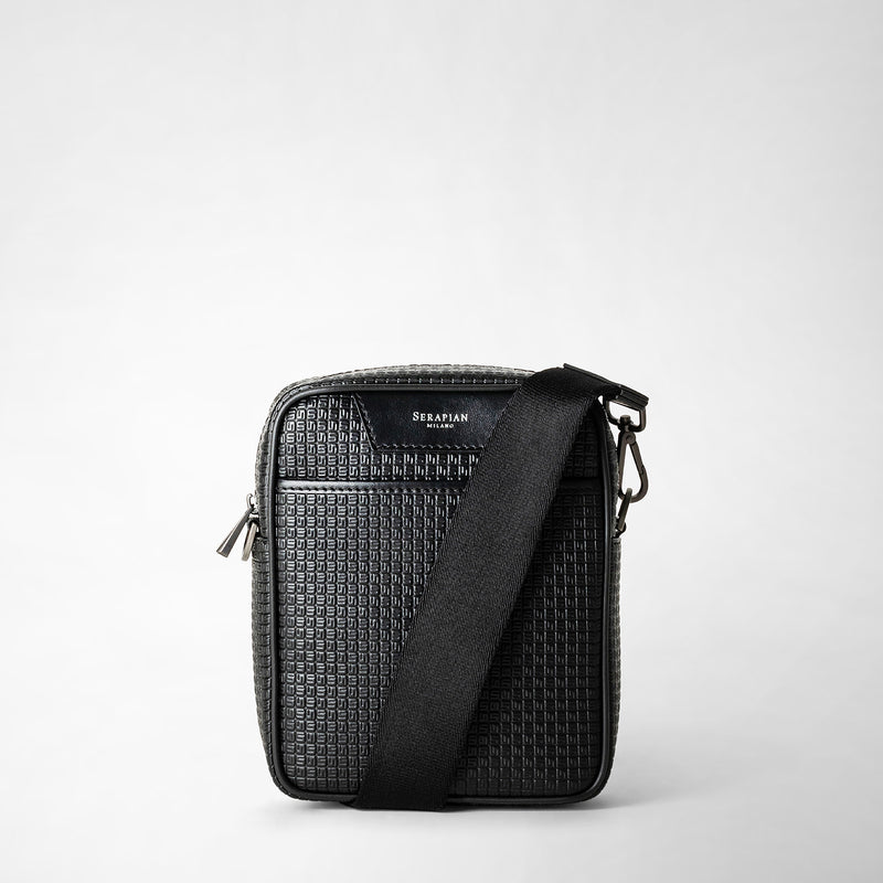 Small north south messenger in stepan - black/eclipse black