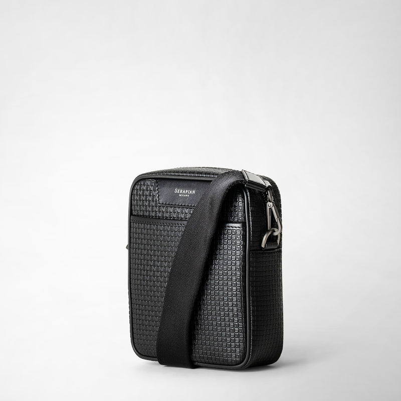 Small north south messenger in stepan - black/eclipse black