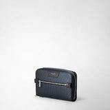 Clutch in stepan - ocean blue/black