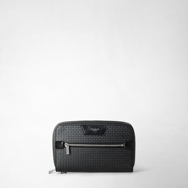 Clutch aus stepan - asphalt gray/black