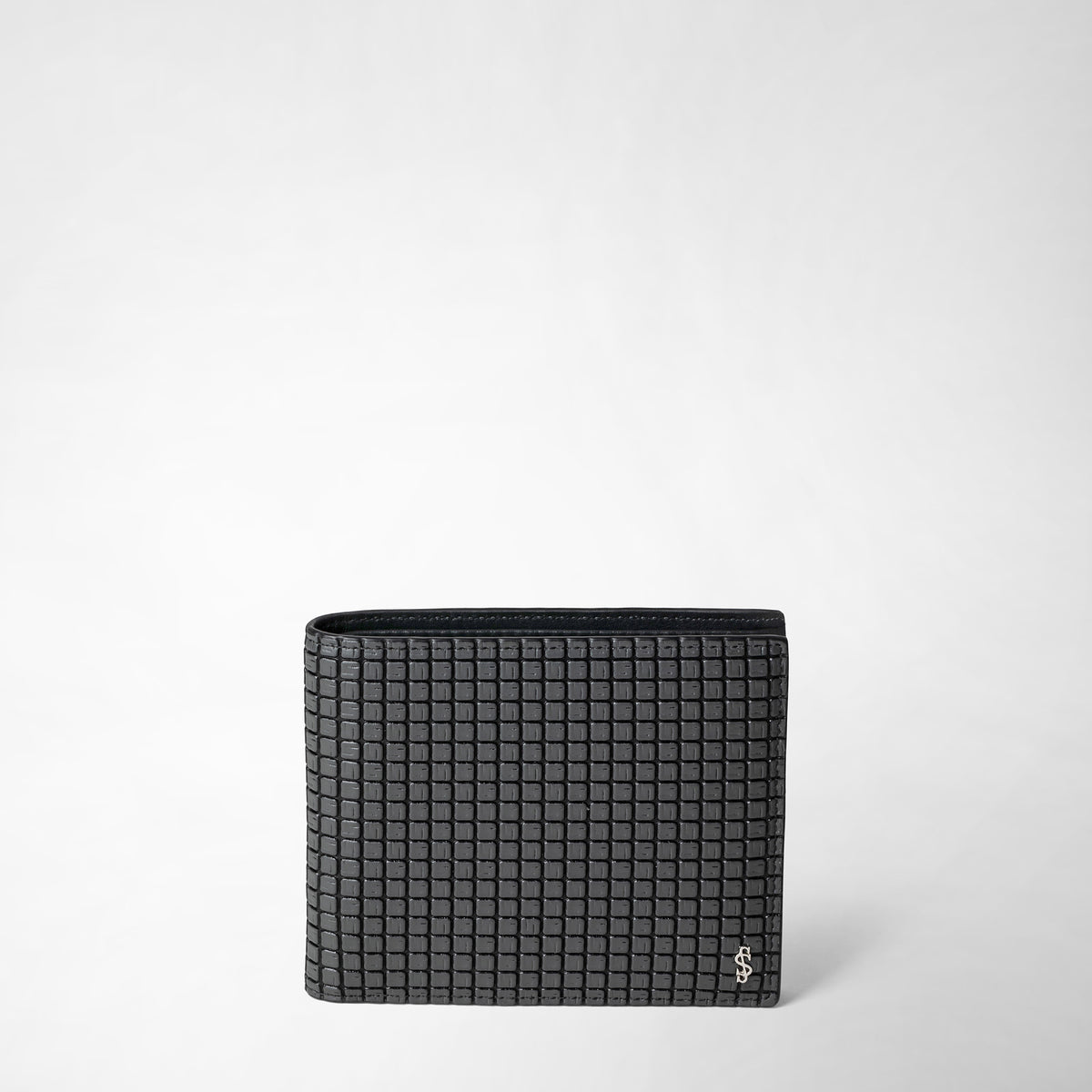 新品　セラピアン　パスポートカバー STEPANコーティンカードケース グレー＆ブラック