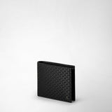 4-card billfold wallet with coin pouch in stepan - black/black