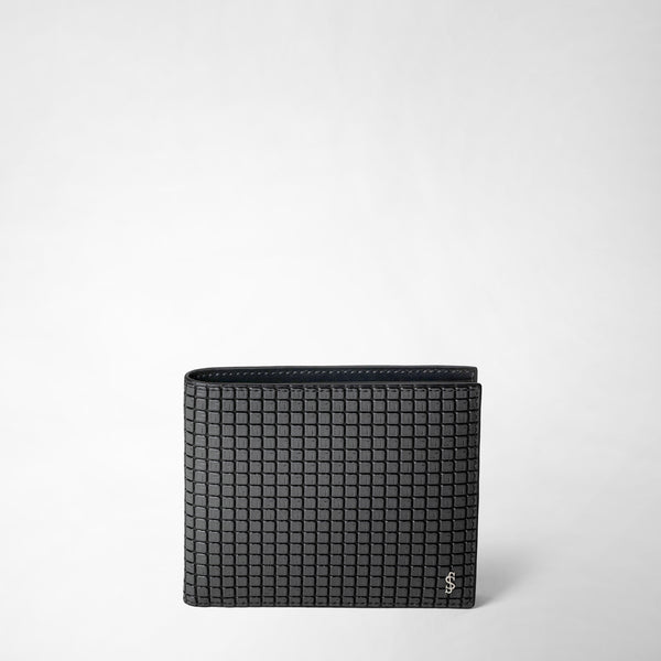 8-card billfold wallet in stepan - asphalt gray/black