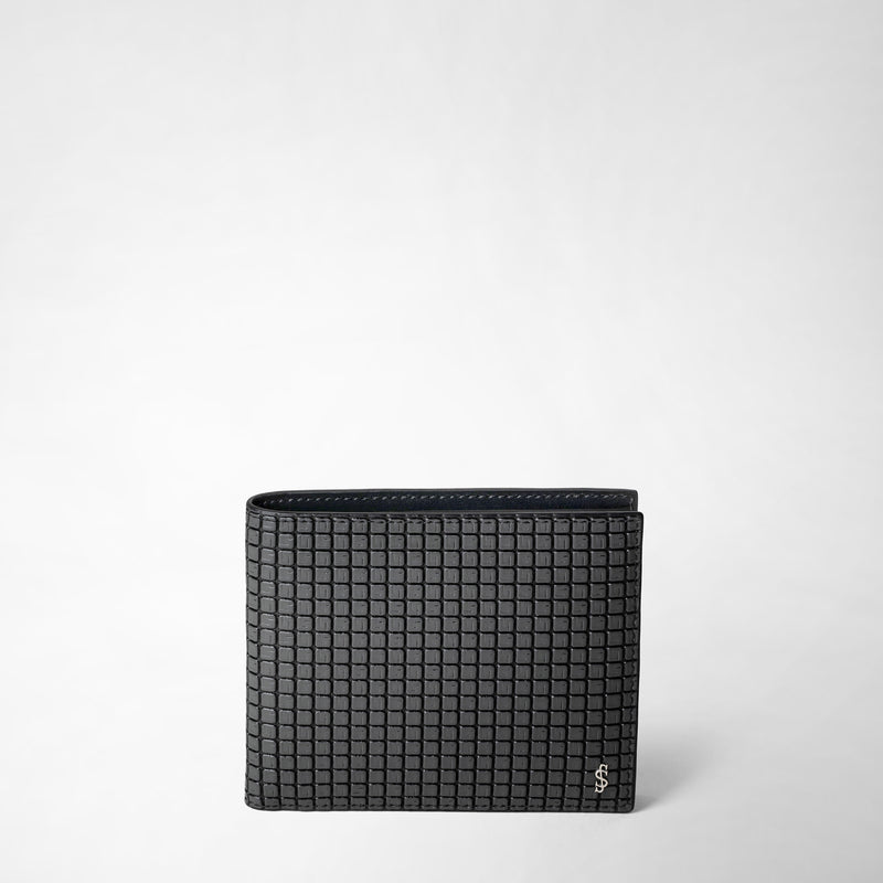 Portafoglio per 8 carte in stepan - asphalt gray/black