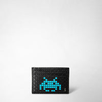 4-CARD HOLDER IN STEPAN 72 Space Invaders Black