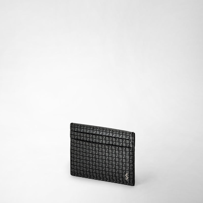 4-card holder in stepan - asphalt gray/black