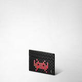 4-card holder in stepan - space invaders black