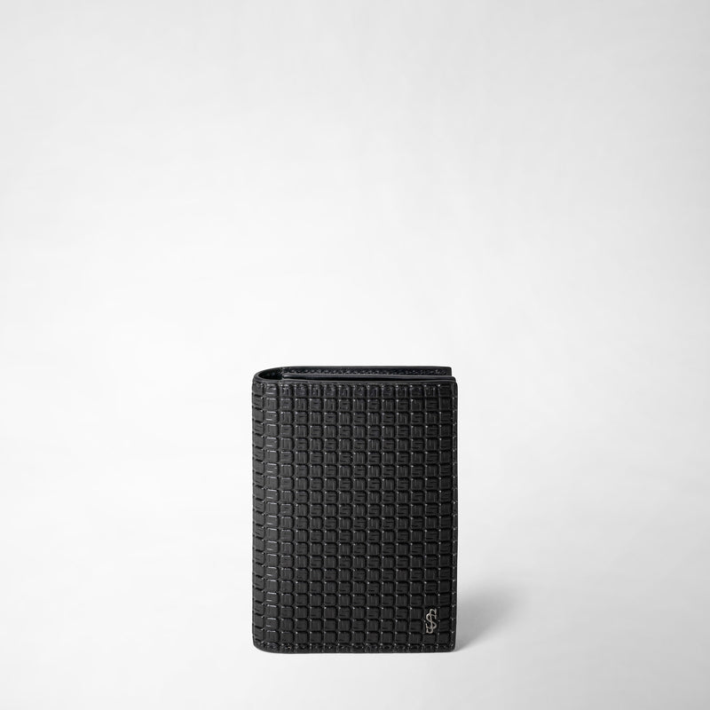 Business card case in stepan - black/eclipse black