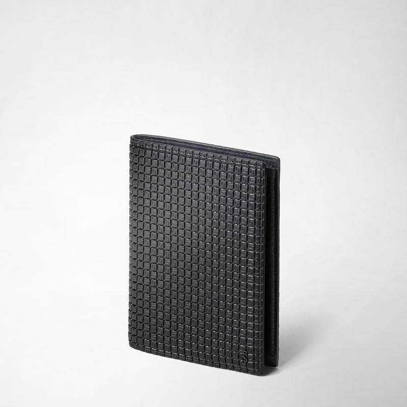 Passport holder in stepan - black/eclipse black