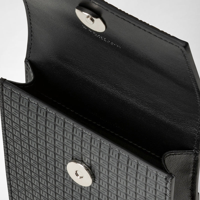 Phone case with strap in stepan - asphalt gray/black