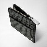 Zip card case in stepan - asphalt/black