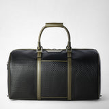 Holdall in stepan - eclipse black/moss green