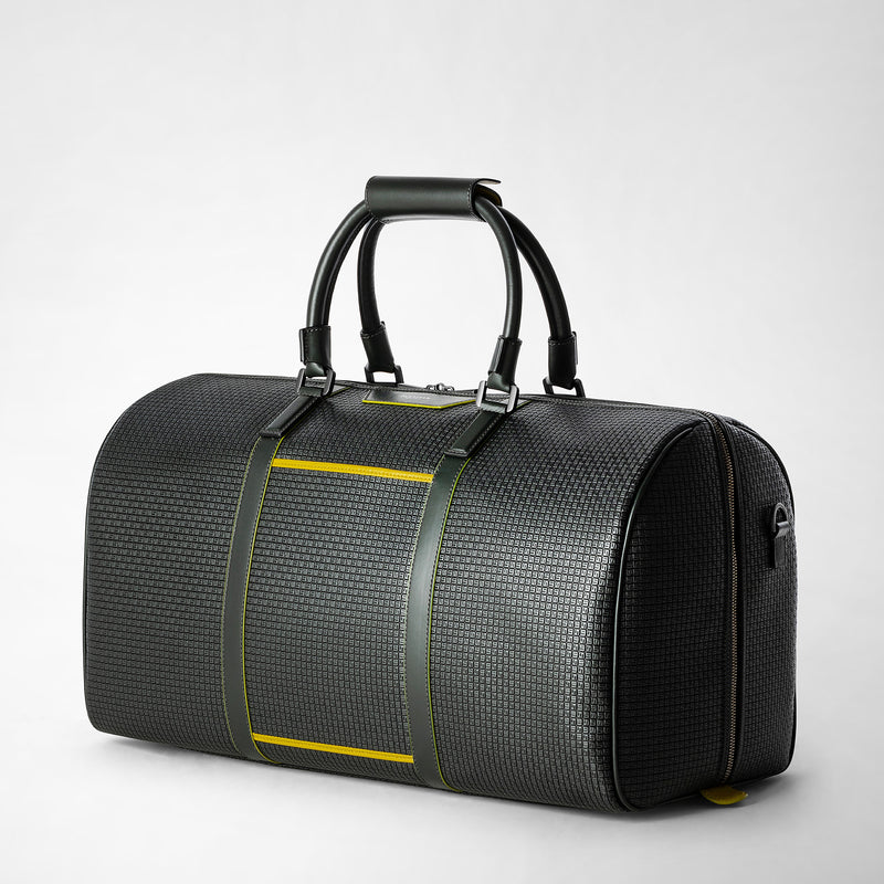 Holdall in stepan - asphalt/anthracite/curry