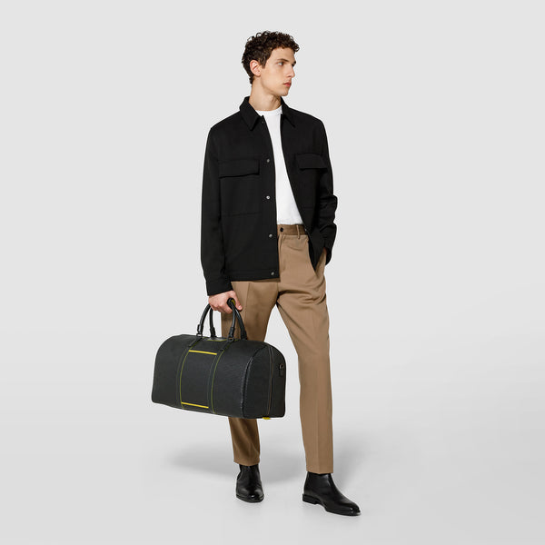 Holdall in stepan - asphalt/anthracite/curry