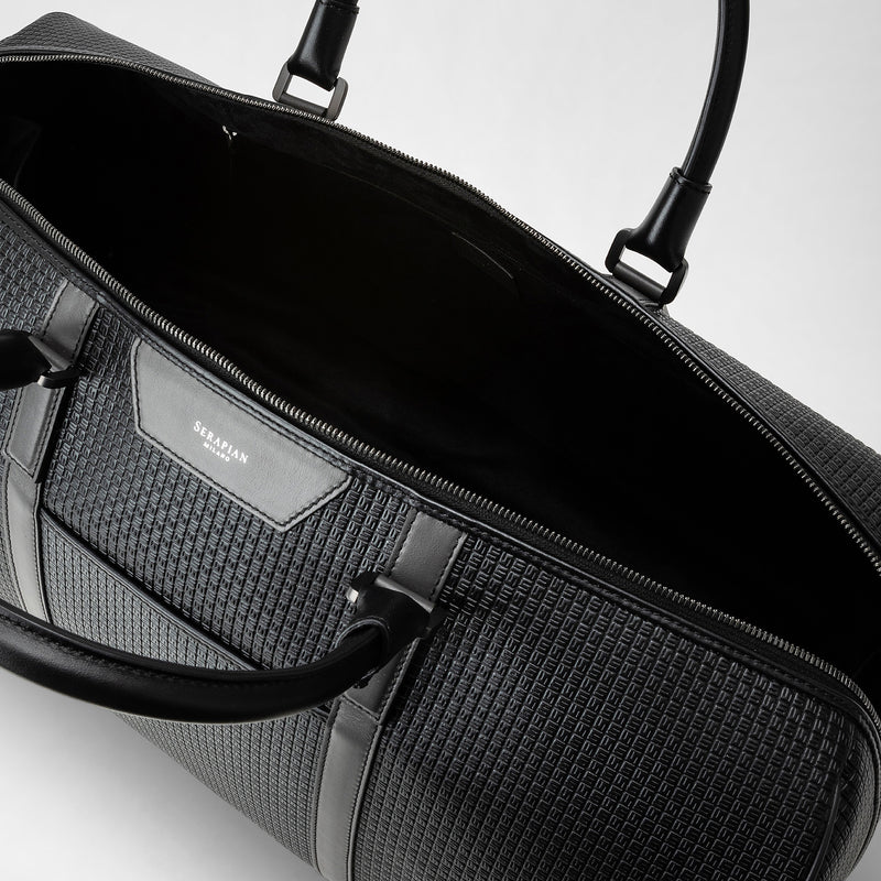 Holdall in stepan - black/asphalt/asphalt