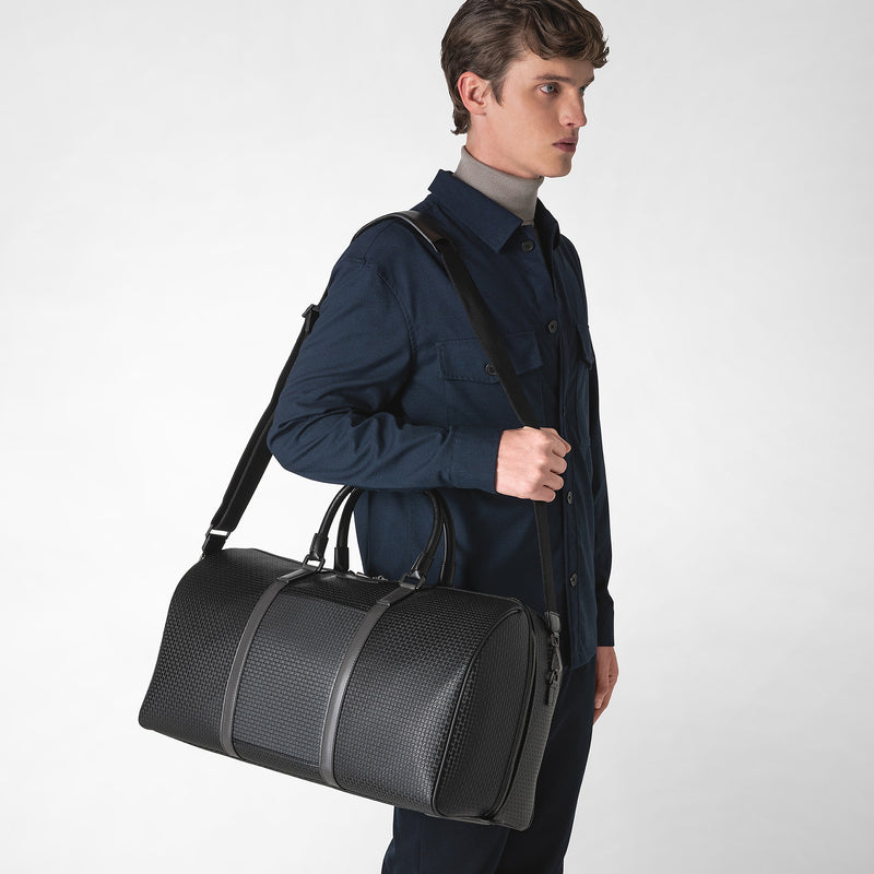 Holdall in stepan - black/asphalt/asphalt